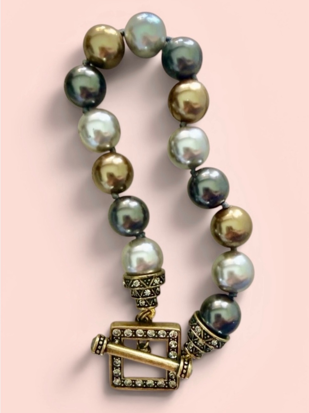 Heidi Daus - Elegant Faux Pearls in Earth Tone Colors